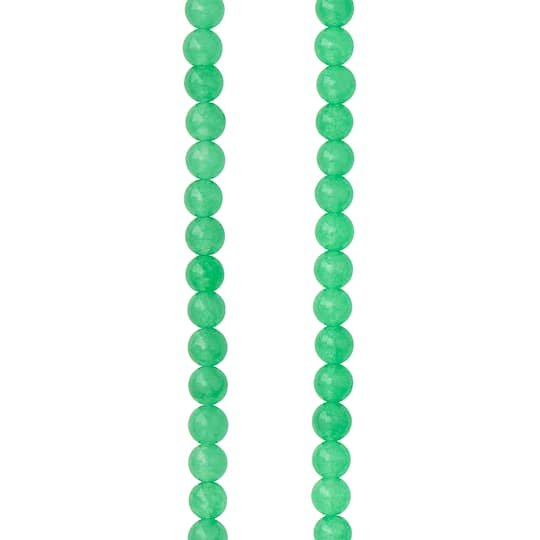 12 Pack: Green Aventurine Round Beads, 4mm by Bead Landing™